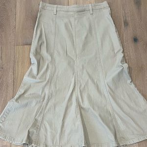 Jean Beige Skirt